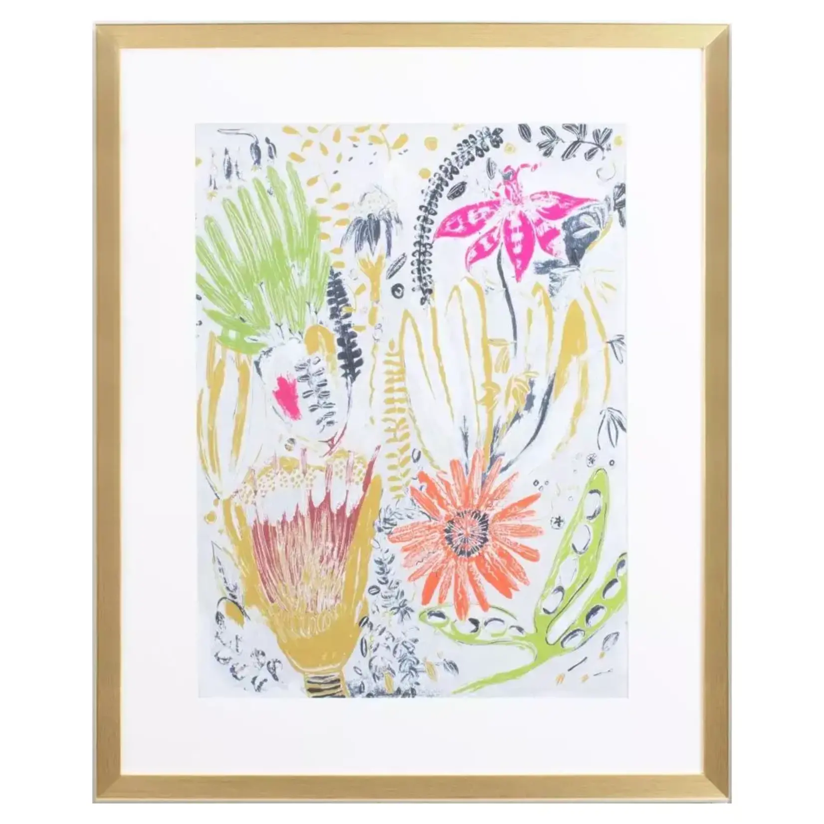 Tropical Blooms 1   32 H x 26 W x 02 D