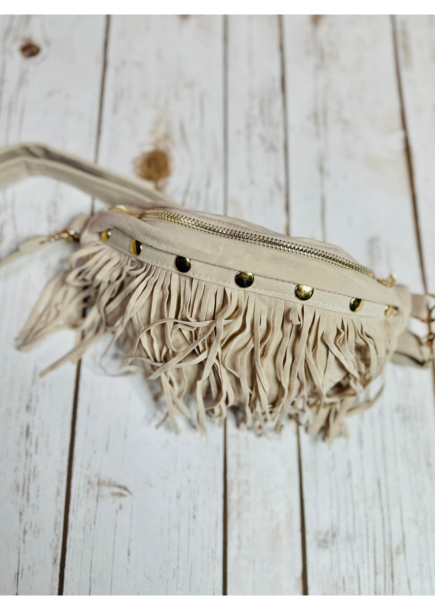 Suede Fringe Bum Bag