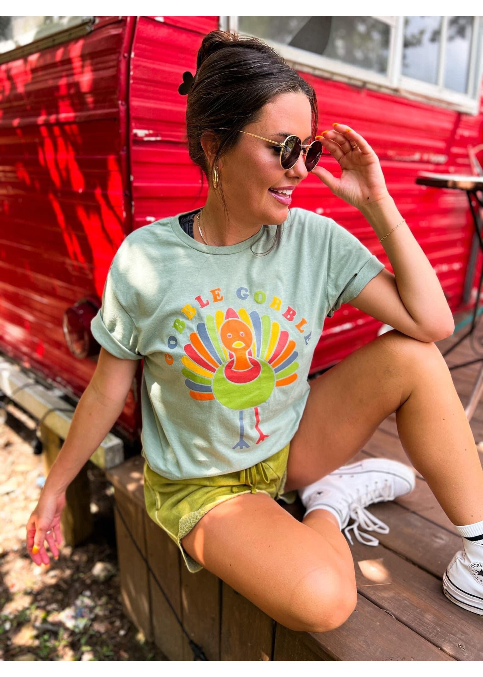 Rainbow Turkey Tee