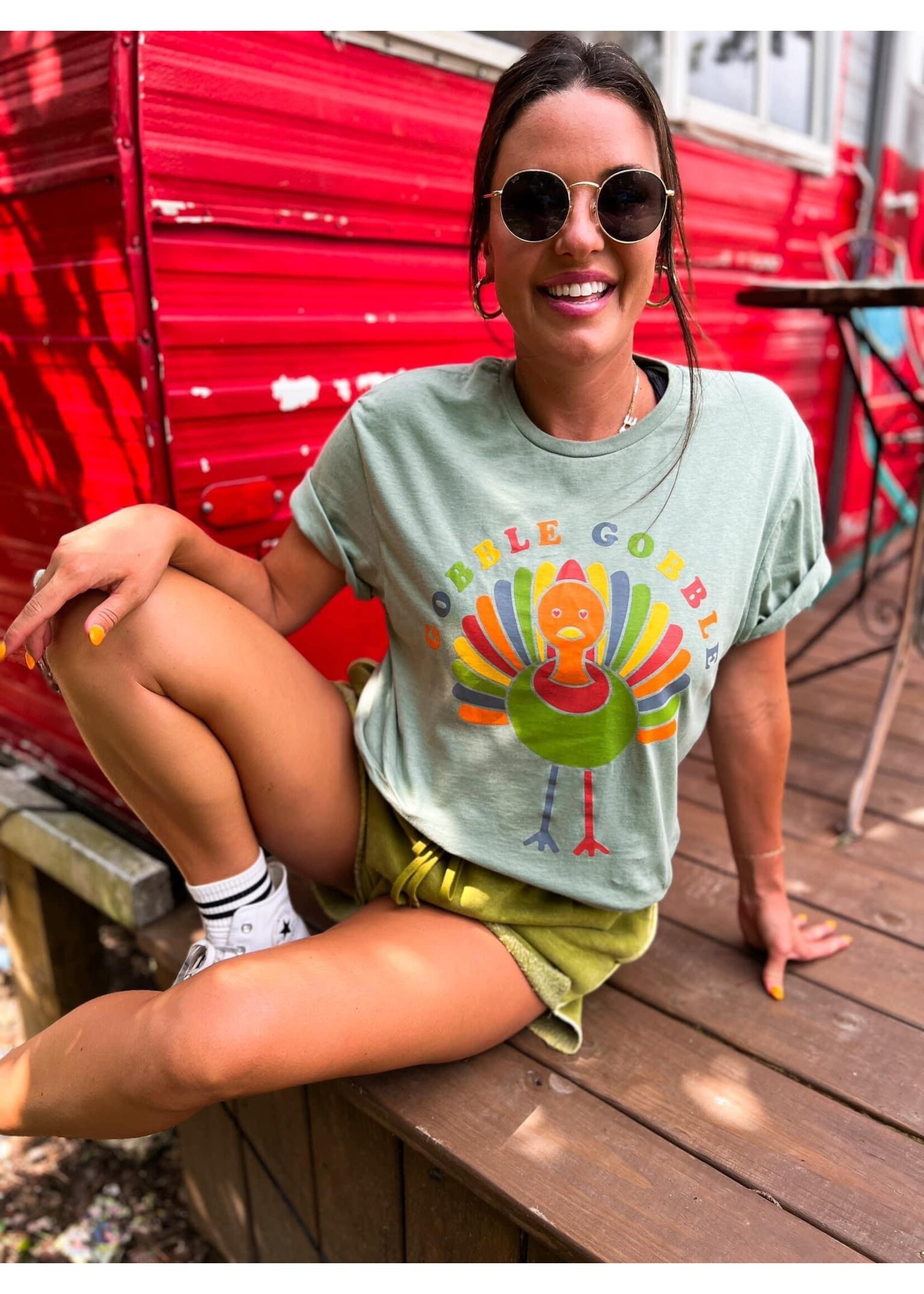 Rainbow Turkey Tee