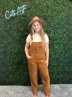 Camel Corduroy Overalls