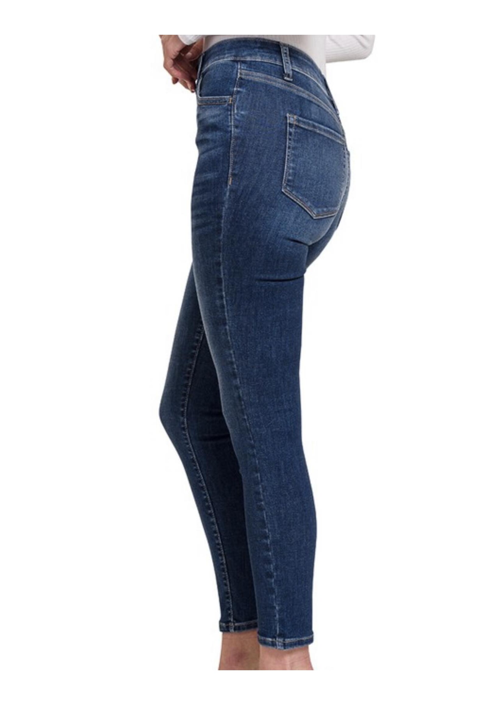 Dark Denim HW Skinny Jeans