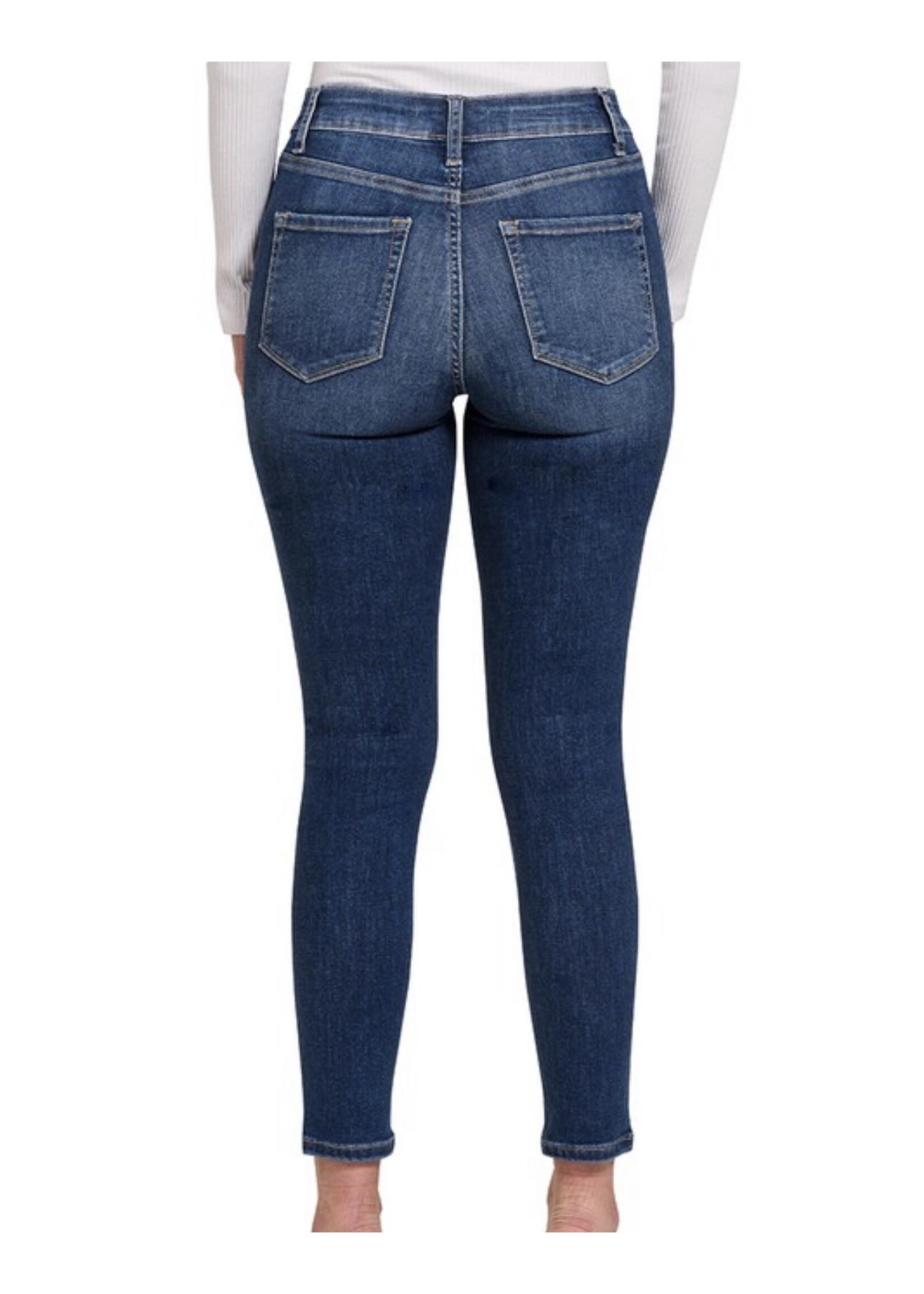 Dark Denim HW Skinny Jeans