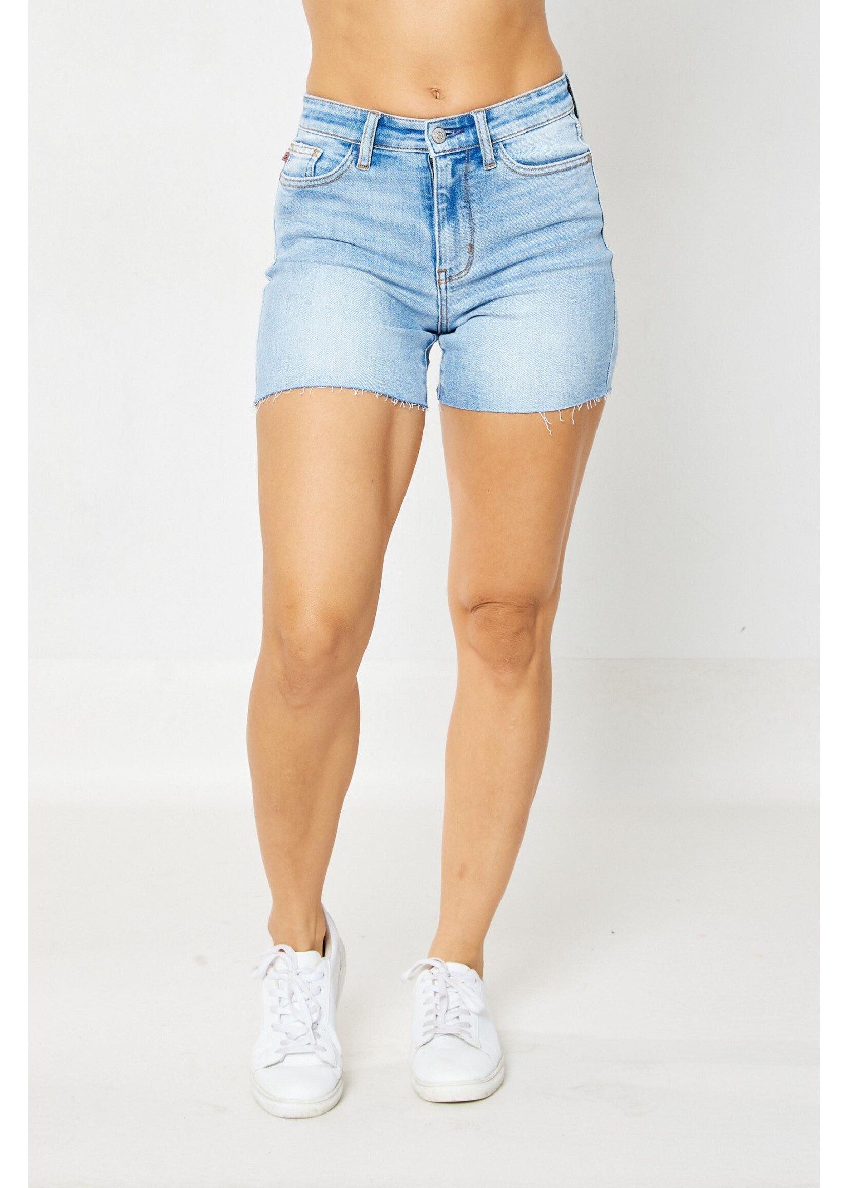 Judy Blue JB High Waist Light Wash Shorts