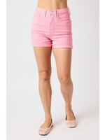 Judy Blue Pink HW Tummy Control Shorts