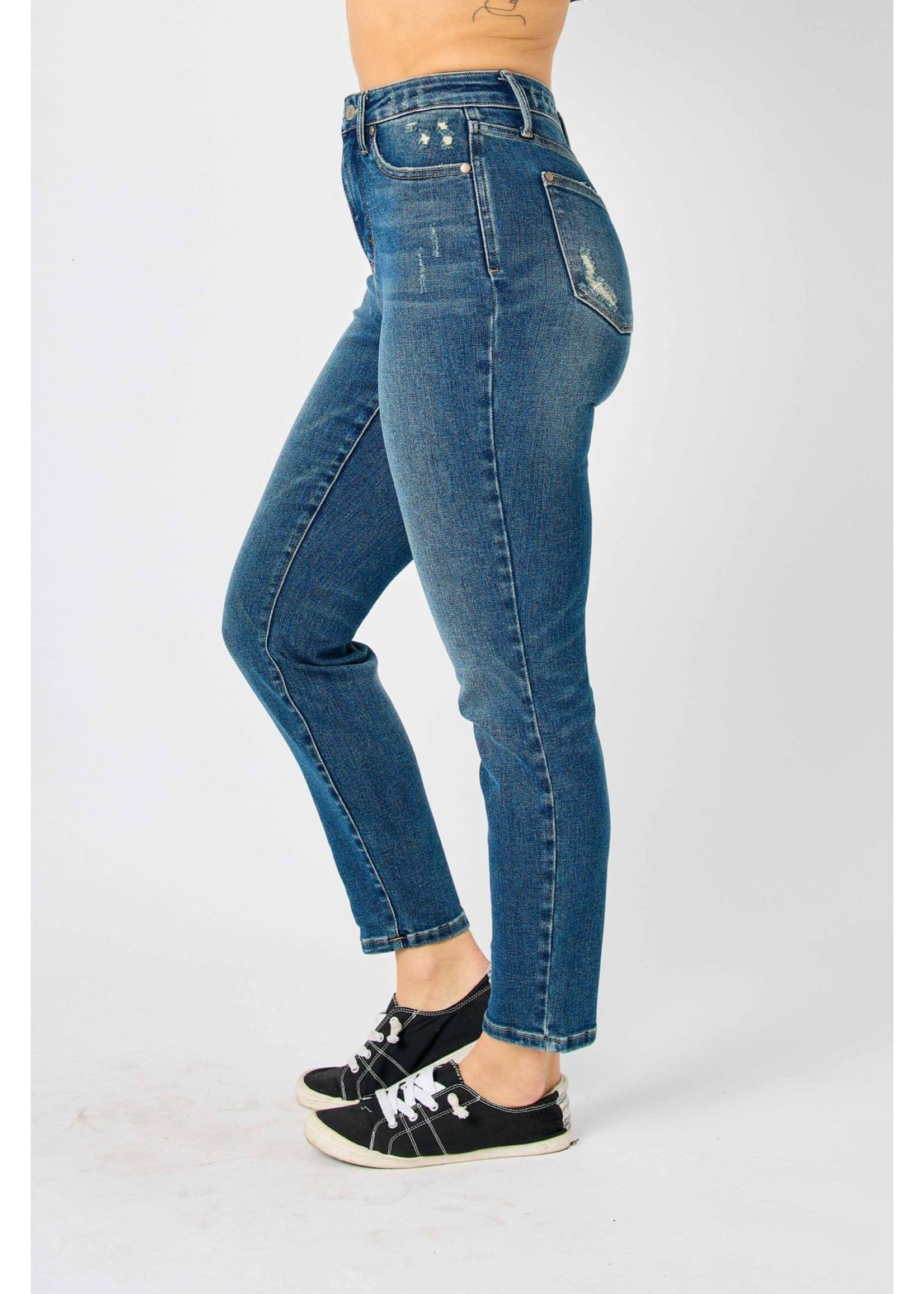 Judy Blue HW Tummy Control Slim Jeans