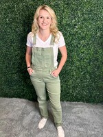 Judy Blue Sage HW Boyfriend Overalls