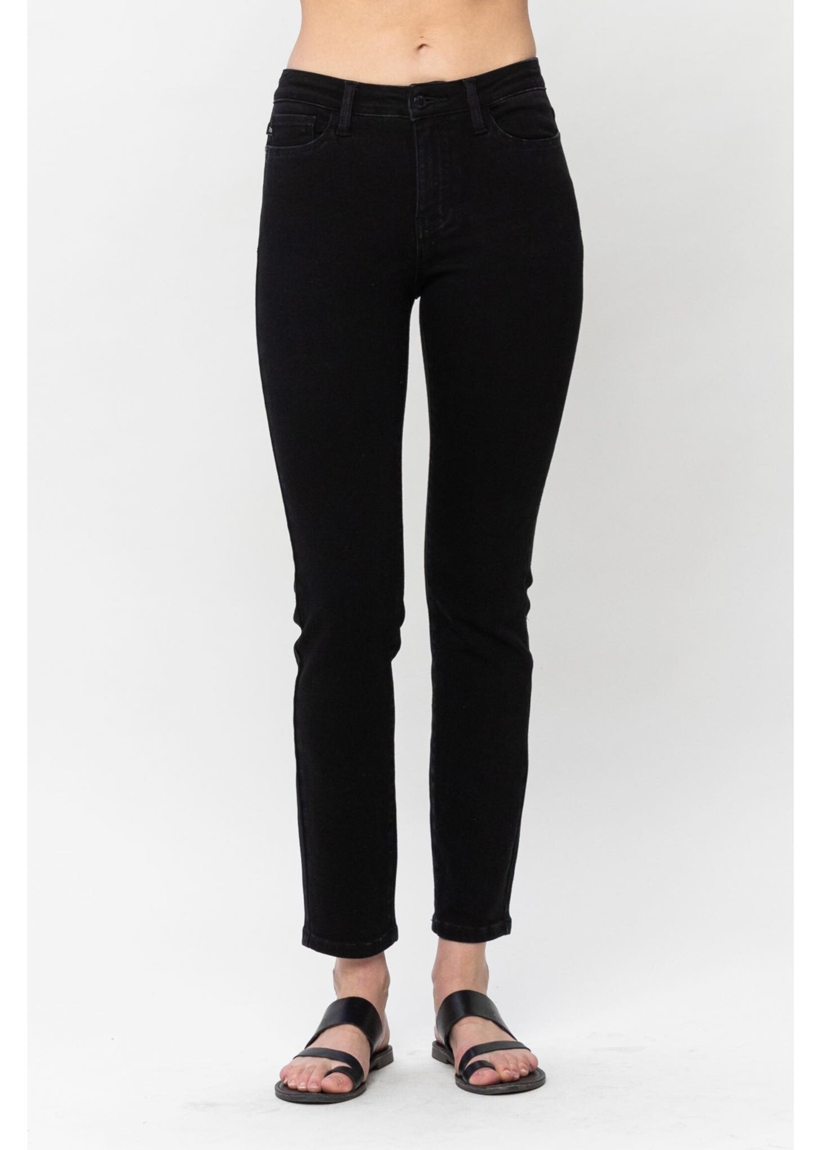 Judy Blue Mid Rise Black Slim Fit Jeans