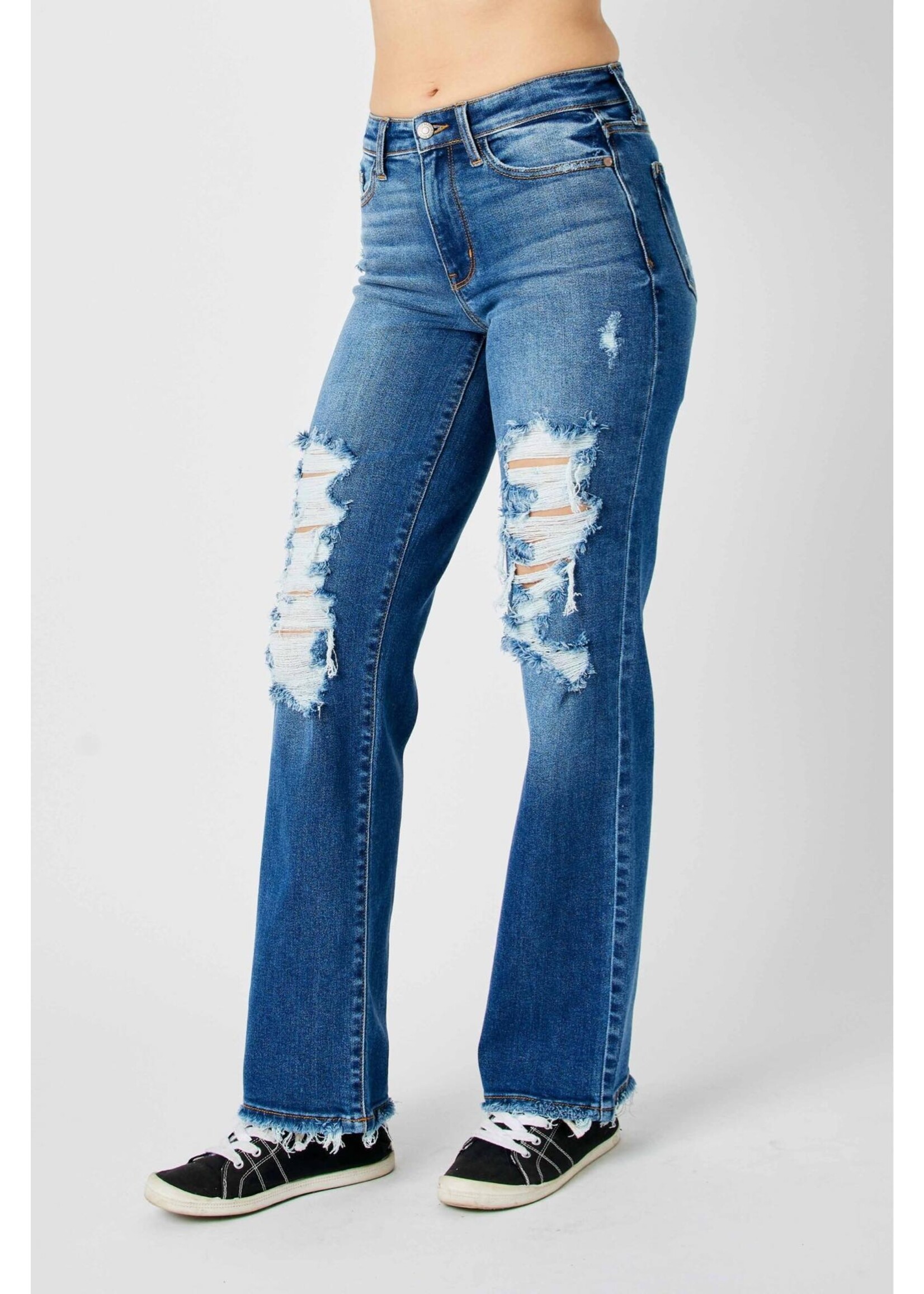 Judy Blue Mid Rise Dad Jeans