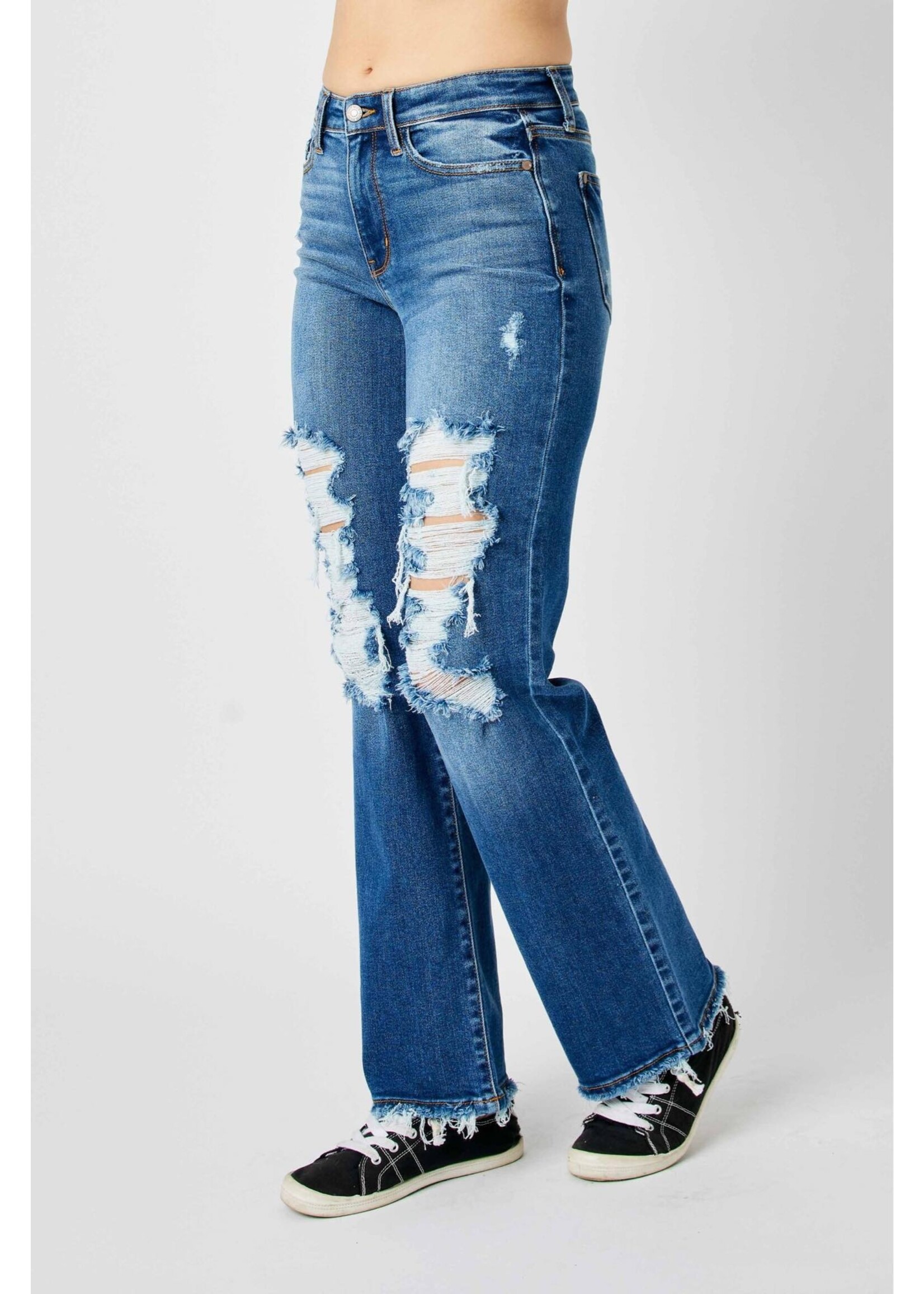 Judy Blue Mid Rise Dad Jeans