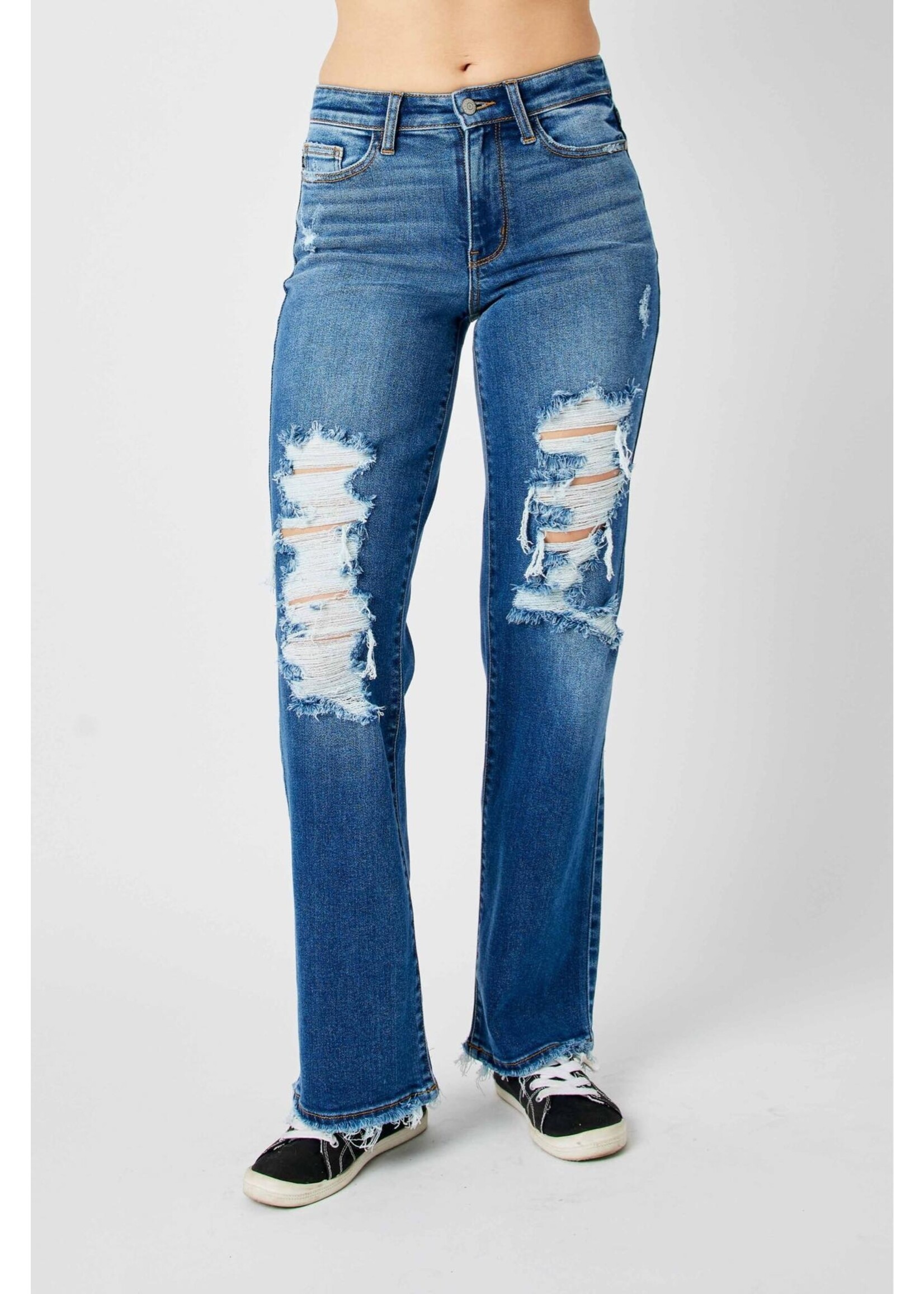 Judy Blue Mid Rise Dad Jeans