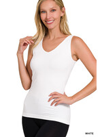 Zenana Reversible Seamless Tank (Round Neck/V-Neck)