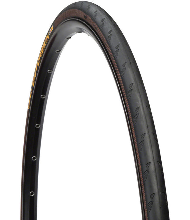 Continental Gatorskin Tire - 700 x 25, Clincher, Folding, Black, 180tpi