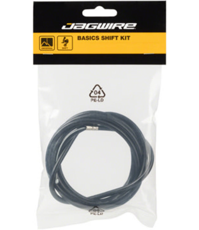 Jagwire Basics Shift Cable and Housing Assembly, 1780mm Shimano/SRAM Huret/Suntour X-Press, Black
