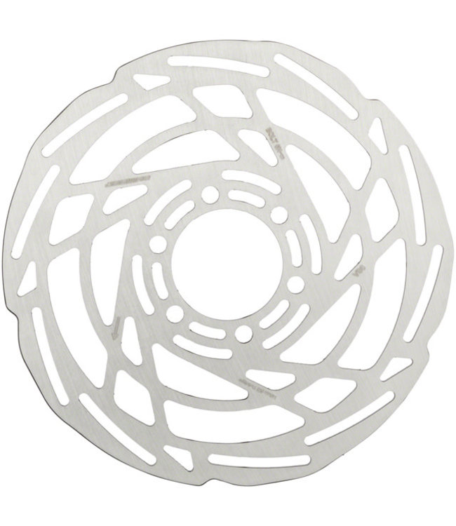 Jagwire Sport SR1 Disc Brake Rotor - 140mm, 6-Bolt, Silver