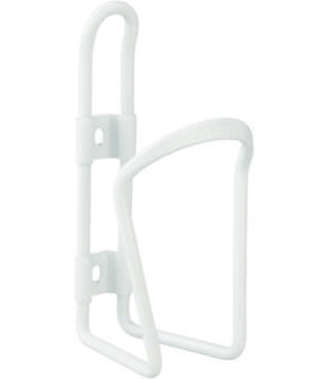 MSW AC-100 Alloy Water Bottle Cage 6mm rod White
