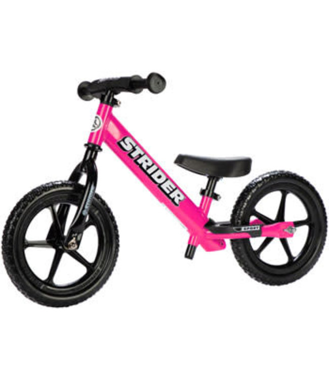 Strider 12 Sport Balance Bike: Pink
