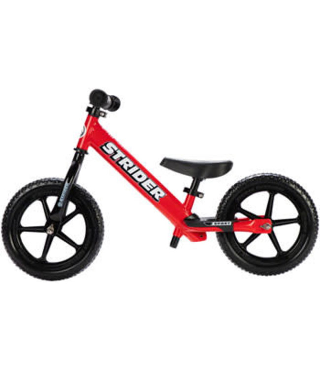 Strider 12 Sport Balance Bike: Red
