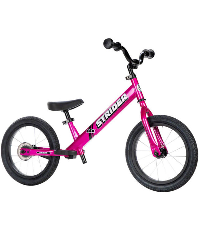 Strider 14x Sport Balance Bike - Fuschia