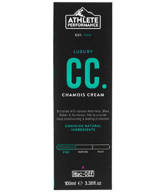 Muc-Off Athlete Performance by Muc-Off Luxury CC Chamois Cream: 100ml Tube