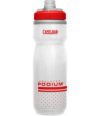 Camelbak Camelbak Podium Chill Water Bottle - 21oz, Fiery Red/White