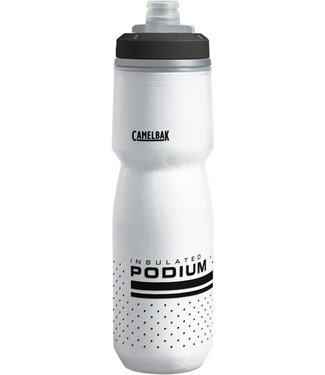 Camelbak Camelbak Podium Chill Water Bottle: 24oz, White/Black