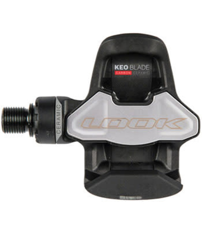 LOOK KEO BLADE CARBON CERAMIC Pedals - Single Sided Clipless, Chromoly, 9/16", Black