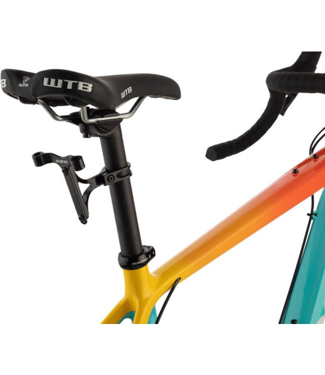 MSW Seltzer Mount - CO2 and Bottle Cage holder with 27.2mm clamp, Black