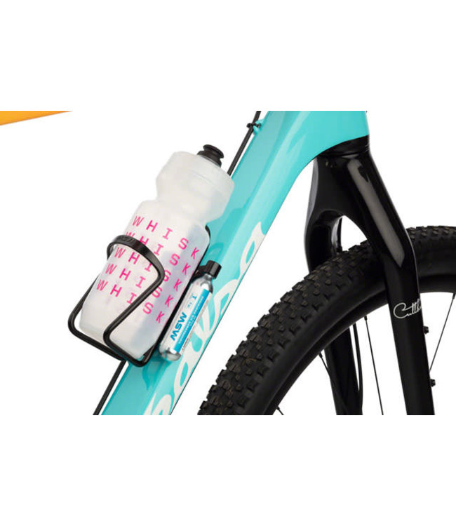 MSW Seltzer Mount - CO2 and Bottle Cage holder with 27.2mm clamp, Black