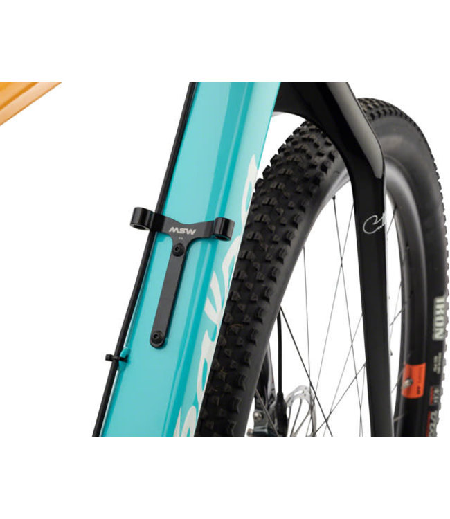 MSW Seltzer Mount - CO2 and Bottle Cage holder with 27.2mm clamp, Black