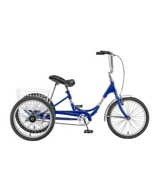 SUN BICYCLES TRIKE traditional 20", Blue Metallic