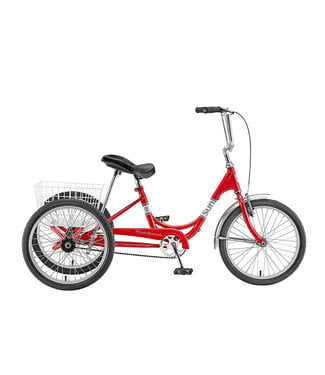 SUN BICYCLES TRIKE Traditional 20", Red Metallic