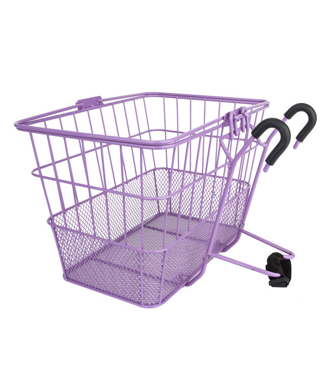 Basket, Standard Mesh Bottom Lift-Off. Purple