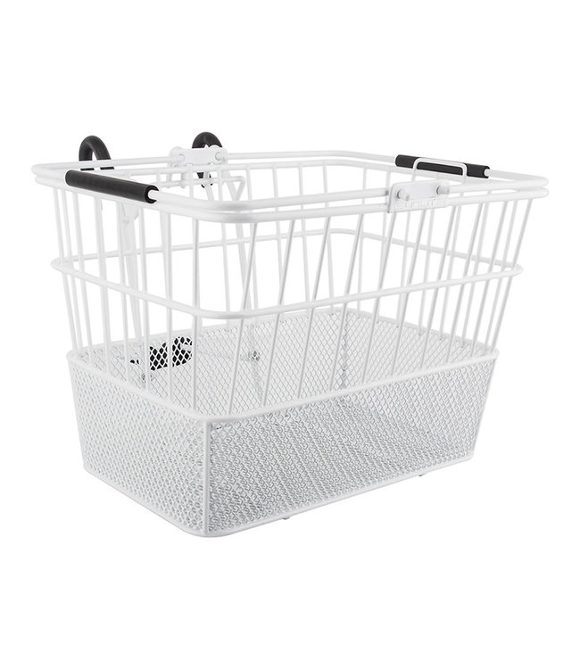 Basket, Standard Mesh Bottom Lift-Off. White
