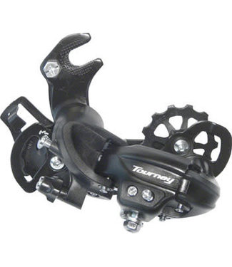 SHIMANO Shimano Tourney RD-TY300-SGS Rear Derailleur - 6,7 Speed Long Cage Black Dropout Claw Hanger