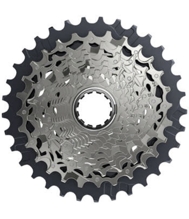 SRAM Force AXS XG-1270 Cassette - 12-Speed, 10-33t, Silver, For XDR Driver Body, D1