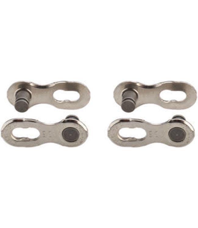 KMC MissingLink CL559R Connector - 10-Speed, Reusable, Silver, 2 Pairs/Card