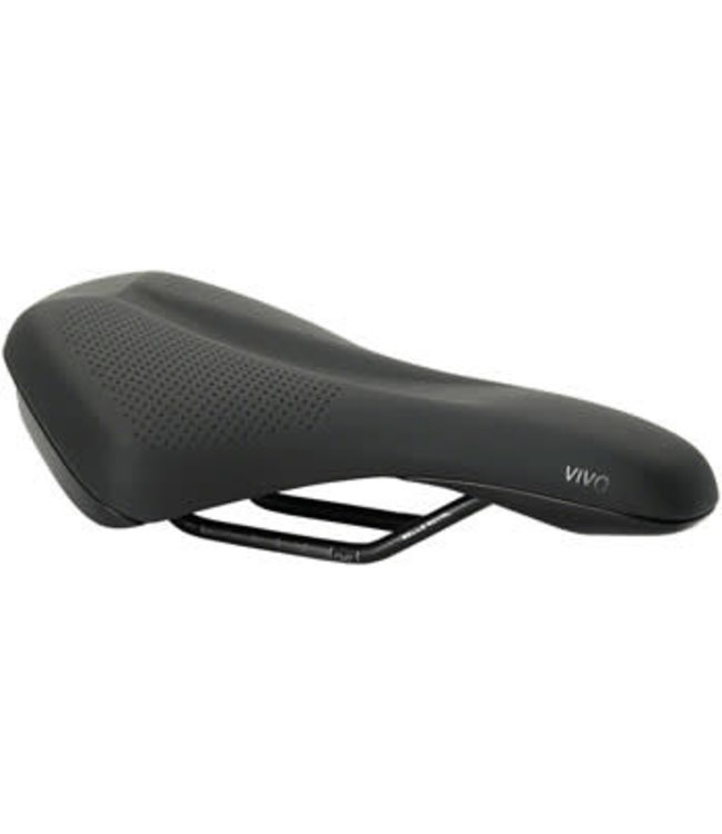 Selle Royal Vivo Reflective Saddle - Athletic, Black, Unisex