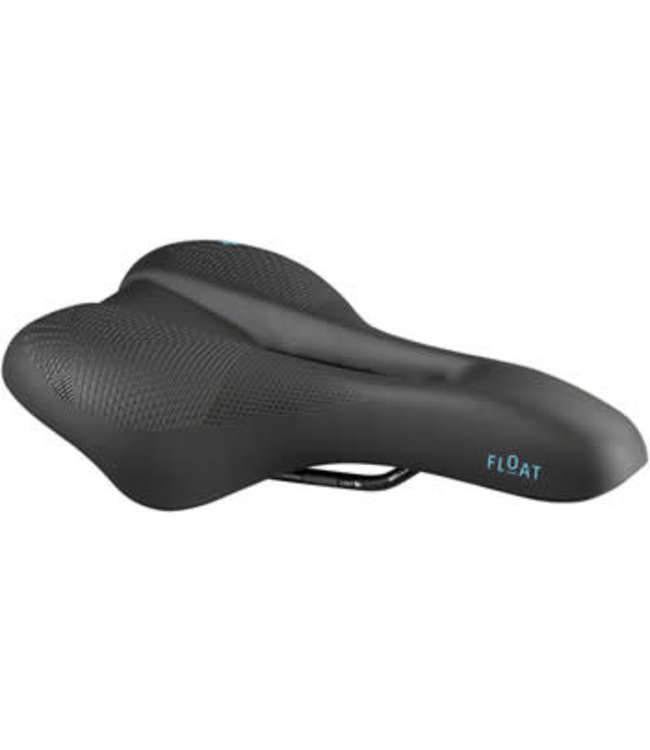 Selle Royal Float Saddle - Steel, Black, Moderate, Men's