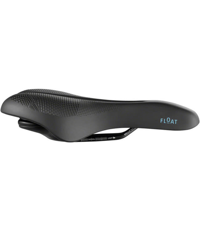 Selle Royal Float Saddle - Steel, Black, Moderate, Men's