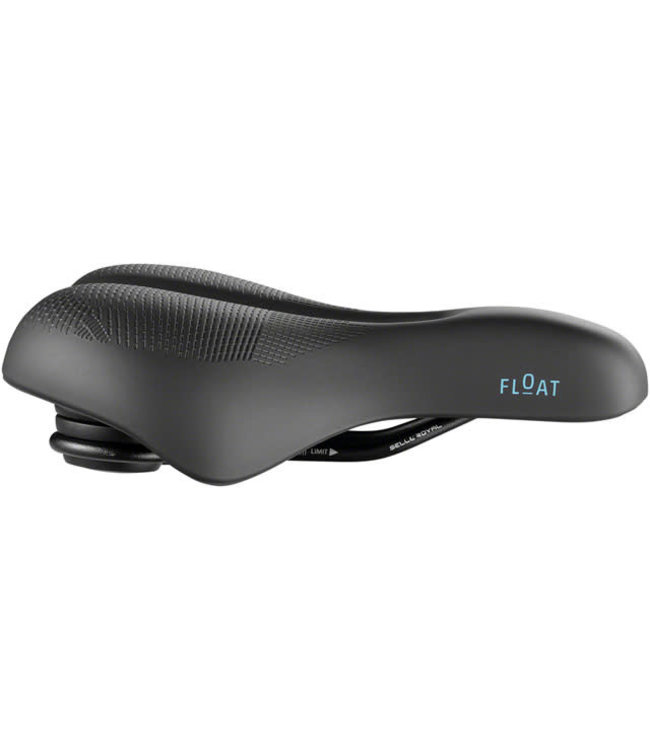 Selle Royal Float Saddle - Steel, Black, Relaxed
