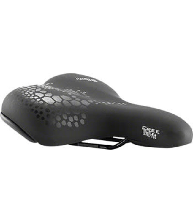 Selle Royal FreeWay Saddle - Steel, Black, Athletic