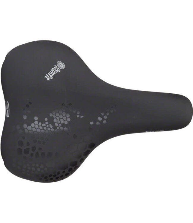 Selle Royal FreeWay Moderate Saddle - Steel, Black, Women's