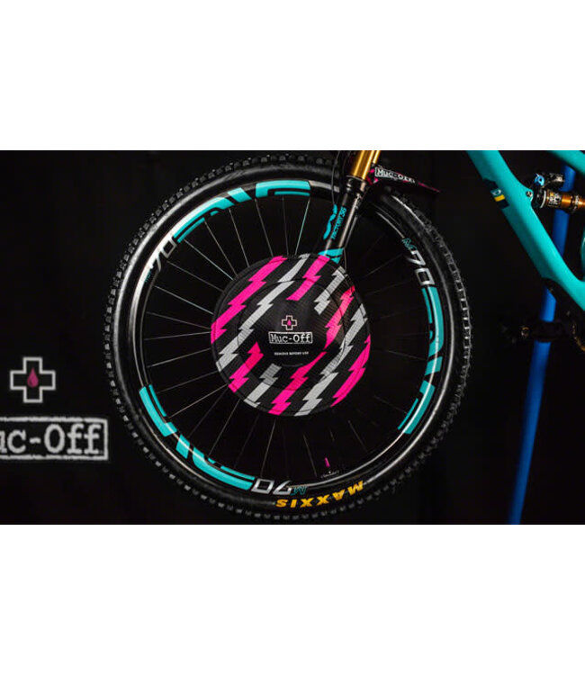 Muc-Off Disc Brake Covers, Black/Pink