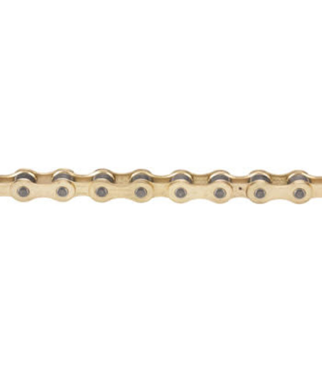 KMC S1 Chain - Single Speed 1/2" x 1/8", 112 Links, Gold