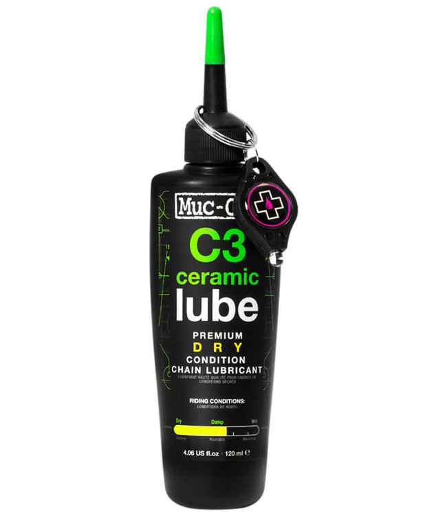 Muc-Off C3 Dry Ceramic Bike Chain Lube - 120ml, Drip
