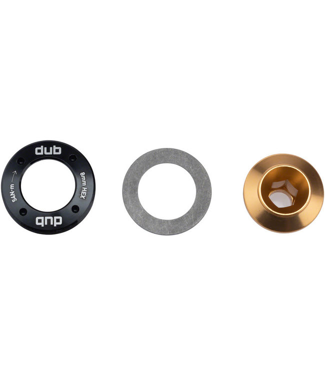 SRAM/ Truvativ DUB M18 Crank Bolt and M30 Self-Extracting Cap Gold