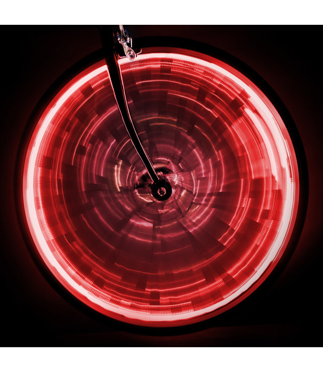 SUNLITE  WHEEL GLOW ONE-WHEEL RED