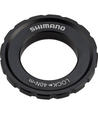 SHIMANO Shimano XT M8010 Outer Serration Centerlock Disc Rotor Lockring for use with 12/15/20mm Axle Hubs