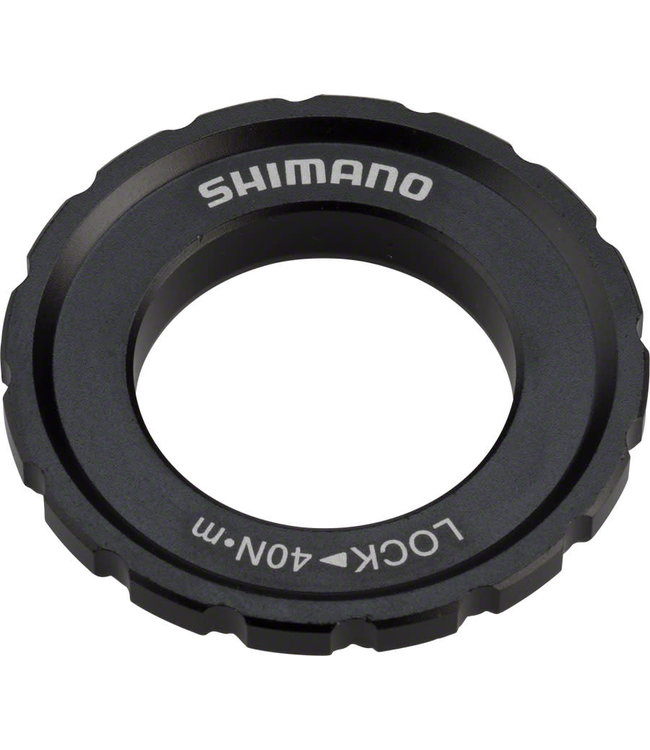Shimano XT M8010 Outer Serration Centerlock Disc Rotor Lockring for use with 12/15/20mm Axle Hubs